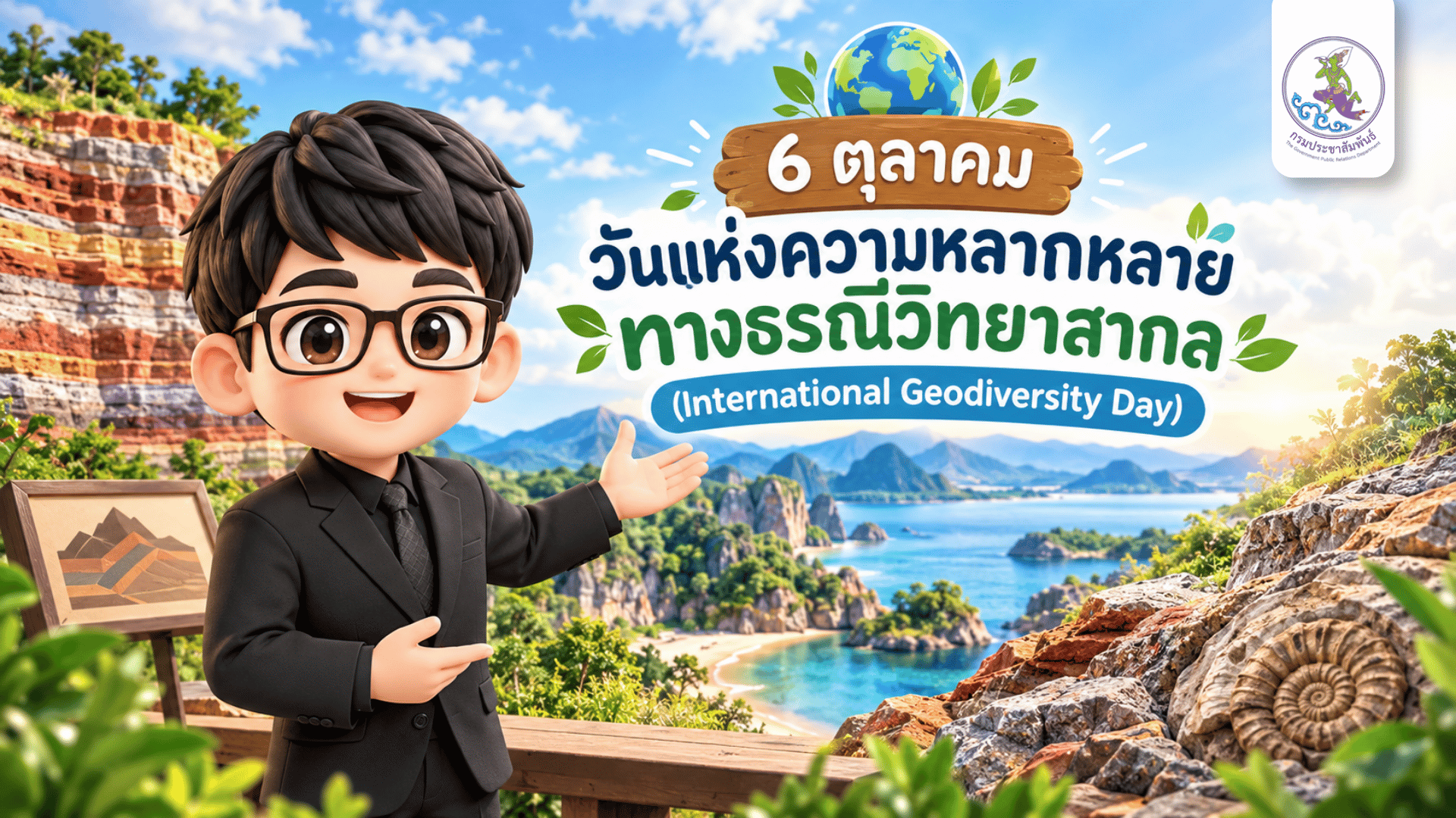 🌿 6 ตุลาคม วันแห่งความหลากหลายทางธรณีวิทยาสากล